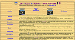 Desktop Screenshot of lebendiges-bienenmuseum.de